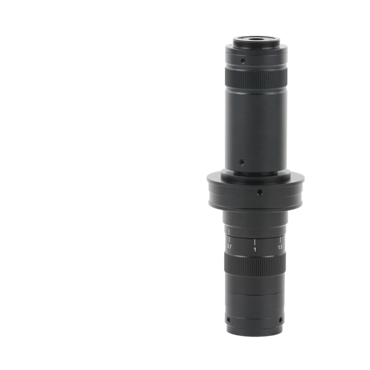 Microscope Lens, FHD 0.7X-4.5X Zoom Magnification Monocular Zoom VGA USB Video Microscope Camera 169X 225X 253X 338X Adjustable C Mount Lens(253X)