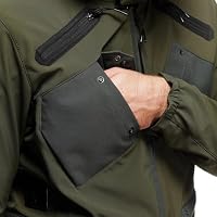 Dainese - Lario Tex Jacket, Urbane Motorradjacke, mit abnehmbaren Protektoren, belüfteter Stoff, Mann, Grün, 54 – Ansicht 9