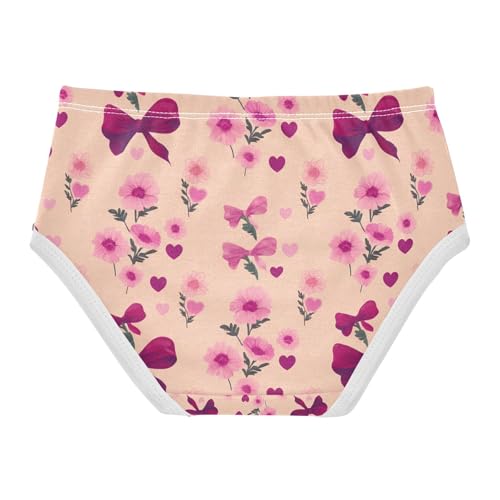 Pink Flowers Toddler Girls's Underwear 2T 202c11442