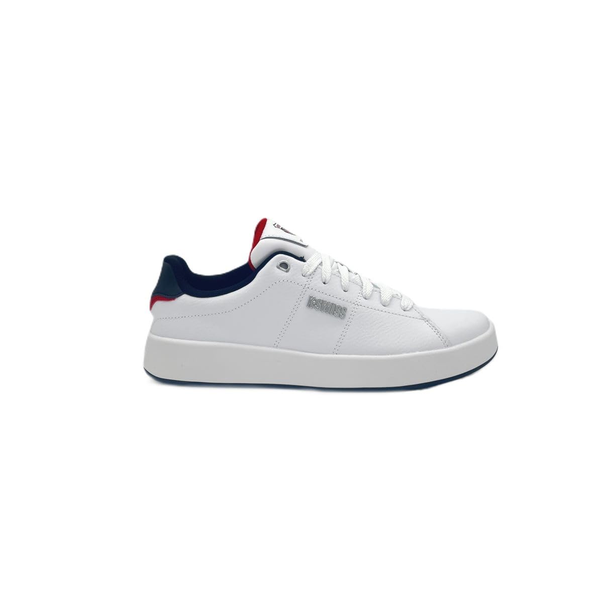 kussin99商品 大きいサイズ メンズ K-SWISS (ケースイス) レザー ロゴライン