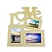 Produktbild Swiftswan Bilderrahmen, Aushöhlen Liebe Holz Bilderrahmen Kunst Dekor Moderne Wand Bilderrahmen Vintage Frames Home Decor