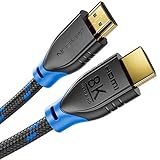 Passgenaue, genormte HDMI Stecker (Typ A) // Datenrate: 48Gbps // HDMI Ethernet Kanal