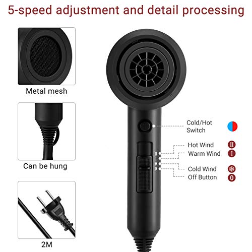 Shrate 1902 Hair Dryer Blow Dryer With Diffuser For Curly Hair Professional Salon Hair Dryer Attachment Diffuser And Concentrator Nozzle For Women Styling Natural #TOP4