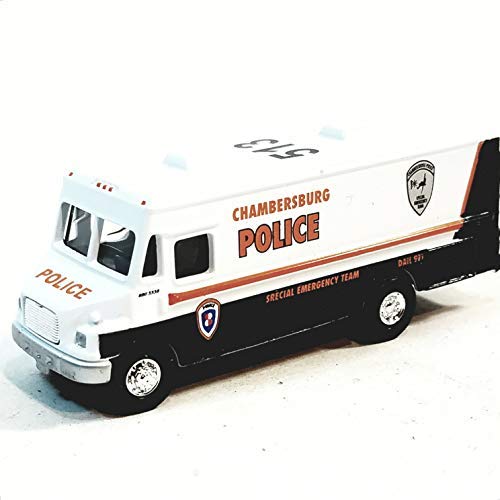 Phoenix Toys Metallic TeamChambersburg Special Police Team MT-55 Freightliner SWAT Van 1/87 HO Scale Diecast