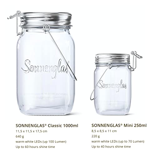 Bocal solaire haut de gamme SONNENGLAS Mini 250ml authentique et éthique - 4