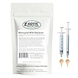 Exotic Nutrition Sugar Glider Joey Nursing Set - Milk Replacer Formula & Feeding Syringes for Baby Gliders