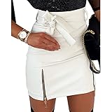 ➤ Fácil de combinar: esta falda combina perfectamente con una camiseta, camisa, blusa, etc, también puedes combinarla con un par de medias o leggings para el día frío, una falda adecuada para todo el año.