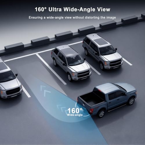 Image of Rear View Backup Reverse Camera Fits for Ford F250 F350 F450 F550,ZSZ 160 Wide-Angle HD Safety Parking Back Up Assist Camera OE GC3Z-19G490-B FC3Z-19G490-A FC3Z-19G490-B