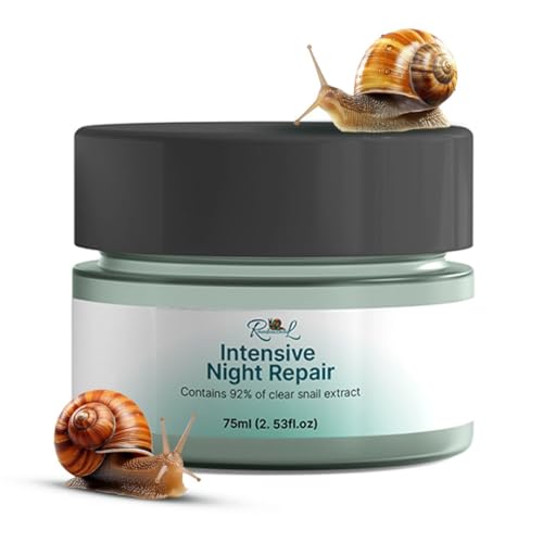 RainbowSnail - Intensive Night Repair - Face Cream, Gift Set, Skincare Sets, Snail Face, Korean Skincare, Mens Hand Cream, Simple Skincare, Gift For Her, Moisturiser