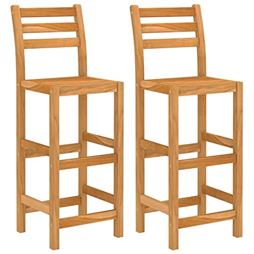 Table de bar de jardin et 2 tabourets en acacia pour vos apéros de terrasse ensoleillés