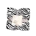 Zebrastreifen-Plüsch Ultra-weiche Decken für zu Hause Bettcouch Outdoor-Camping (Schwarz-Weiß,130 x 160 cm)