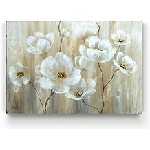 Renditions Gallery-Canvas Prints Wall Art-Shimmering Blossoms-Gallery Wrapped-Modern-Home Decor-Ready to Hang-18X27