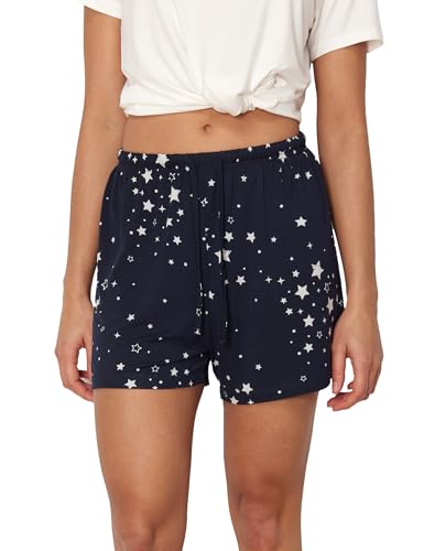 Image of GYS Women's Bamboo Viscose Cooling High Waisted Pajama Shorts