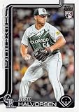 2025 Topps Series 2#597 Seth Halvorsen Rookie Card