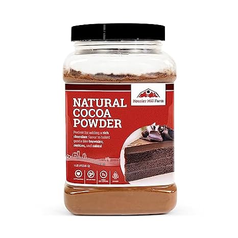 Hoosier Hill Farm Natural Cocoa Powder Unsweetened, 1LB