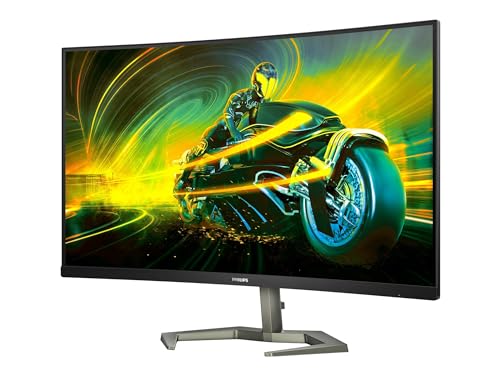 Philips Evnia – 32M1C5500Vl 32 Pulgadas Gaming Qhd Monitor Curvo, Va, 165Hz, 1Ms, HDR, Vesa 100 (2560 x 1440 @ 165Hz, 250 CD/M² HDMI 2.0 / DP 1.4)