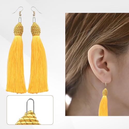 Hochtemperatur Nichrom Nichrome Draht Haken,200PCS Schmuckring Keramikwerkzeug,Nichrom Aufhängehaken,Stecknadeln U Förmige Pins,U Förmiger Aufhänger Für DIY Anhänger Ornamente Mit Aufbewahrungskoffer