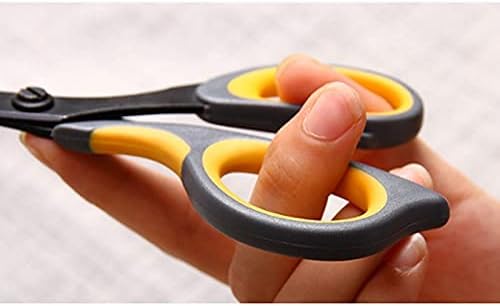 Craft Scissors Scissors, Stainless Steel, Office Cutting Paper, Etc, Strong and Wear-, Black, Comfortable Handle, High Temperature Resistance Scissors
