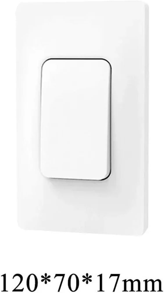Mini Light Switch Receiver Module and Kinetic Wall Switch Control Light Switch 110V 220V LED Controller LED Dimmer(1 A Wall Switch only)