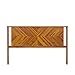 Bme Vivian Headboard ONLY, Rustic & Scandinavian Style with Solid Acacia Wood, Easy Assembly, King, Rustic Golden Brown