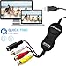 DigitPro USB 2.0 Video Capture Device, VHS to Digital Converter, VHS VCR TV to DVD Converter for MAC/PC/TV/Camcorder, MAC OS Windows Compatible