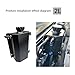 Melincars Aluminum Coolant Overflow Tank , Coolant Reservoir tank ,Radiator Overflow Reservoir,Compatible with Most Cars Black 2L