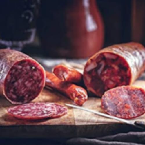Miniatura 9 de Jamón Ibérico De Cebo 50 De Raza Ibérica-8 Platos 80 Gr Regalo Sobre Chorizo Ibérico De Bellota- Envasado Al Vacío Jamón Cortado A Cuchillo. Fabrica De Ibéricos De Guijuelo. Marca Guiju-Salamanca