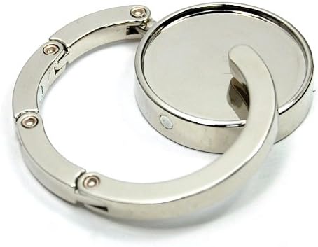 Vista 4 de Cosmos 5 Pcs Foldable Glossy Handbag Bag Purse Hanger Hook Holder