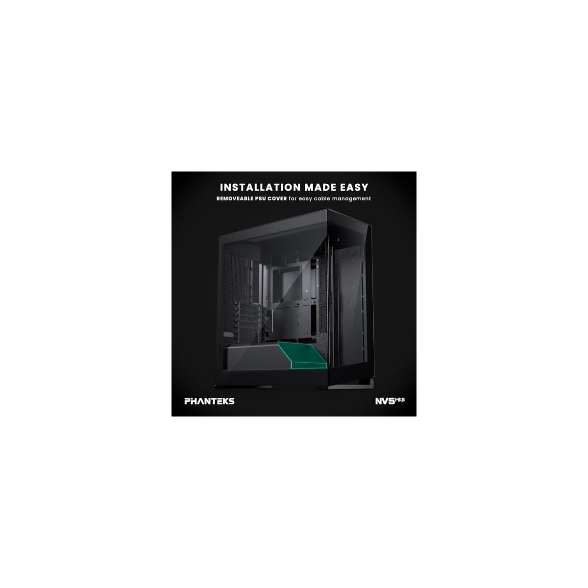 Phanteks NV5 MKII ATX Mid Tower Case (PH-NV523TG_DBK02) - immagine 8