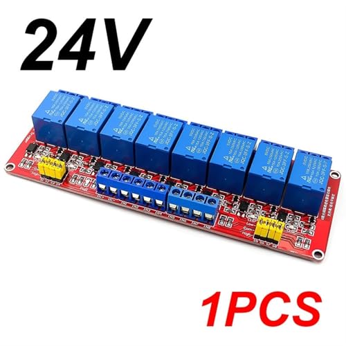 Module relais 24V résolvant les interférences PLC par isolation optocoupleur 8CH