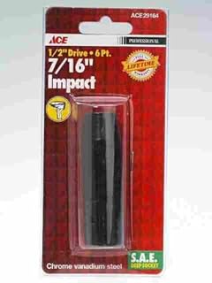 Ace 6 Pt Deepwell Impact Socket (29164)