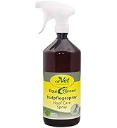 cdVet Naturprodukte EquiGreen Hufpflegespray 1 Liter - Pferde - Huf- und Strahlpflege - Bekämpfun...