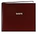 BookFactory Guest Book (120 Pages) / Guest Sign-in Book/Guest Registry/Guestbook - Burgundy Cover, Smyth Sewn Hardbound, 8 7/8" x 7" (LOG-120-GUEST-A-LMT25)