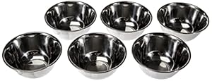 Lacor 14012 6-Schüssel Edelstahl Salatschüsseln