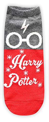 Harry Potter Meias femininas Hedwig Marauders Map Platform 9 3/4 Juniors/Pacote com 5, Multi, 4-10