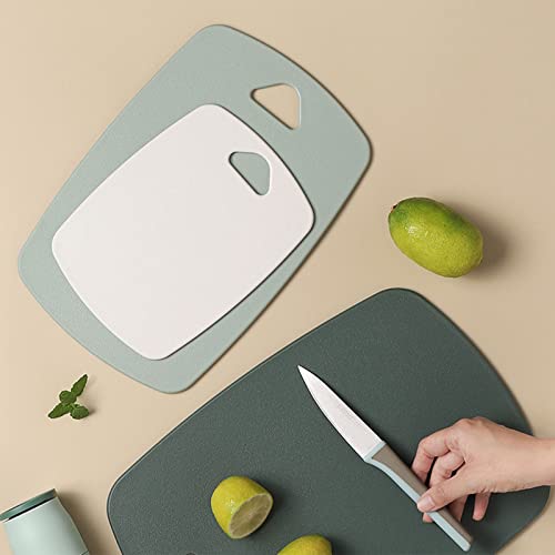 Balmyspace Kitchen Plastic Cutting Board Set Of 3, Professional Multi Color Chopping Boards Sets,Dishwasher Safe Cutting Boards For Fruit Meat Kitchen, Green #TOP4