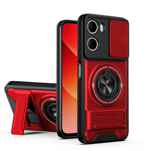 Case �Ή��@�� for Xiaomi Redmi 15a 5G, �Ή��@�� for Xiaomi Redmi 15a 5G ���C�f���A���X�^���h�t���X�}�z�P�[�X Red