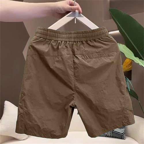 Short de travail uni classique multipoches pour homme actif
