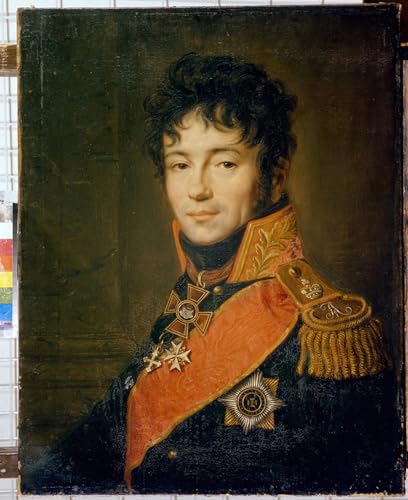 Art mural portrait comte Komarovsky pour une décoration de bureau sophistiquée
