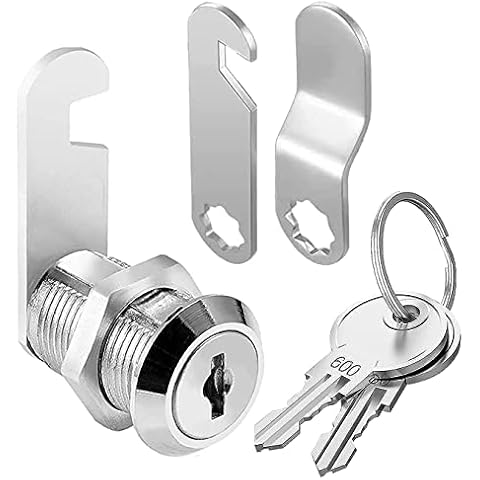 Litensh Cabinet Lock with Key Alike Cover