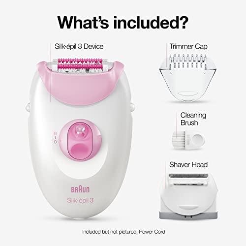 Braun Epilator Silk-epil 3 3-270, Hair Removal Device, Epilator for Women, Shaver & Trimmer, Hair Removal by Braun - Image 2