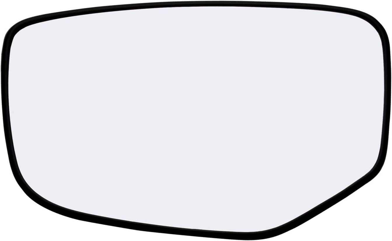Driver Side Heated Mirror Glass with Backing Plate For 2008 2009 2010 2011 2012 Honda Accord Left Power Mirrors HO1324111 76253TA5A11 HO22GL Rear Holder