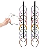 Haarreif Organizer | Aufhängbare 8-Fach Organisation,Mädchen Wandmontage Haarband-Aufbewahrung - für Schlafzimmer, Kleiderschrank, Badezimmer, Wohnheim, Eingangsbereich, Schüler und Jugendliche