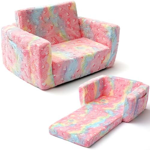 Image of nimboo Toddler Couch - Kids Sofa, Baby Couch, Toddler Sofa Bed, Toddler Couches That Fold Out Girl, Kid Couch Chairs Comfy, Kids Couch Sofa Lounge Chair