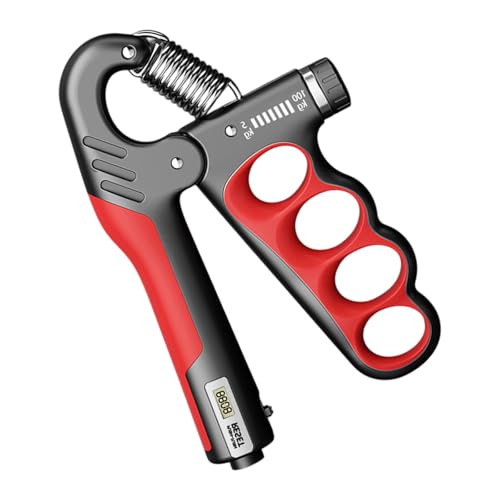 XISAOK Hand Grip Strengthener with Adjustable Resistance Finger Grip Strength Trainer Hand Exerciser for Men and Women Strengthener Finger Exerciser Strength Trainer