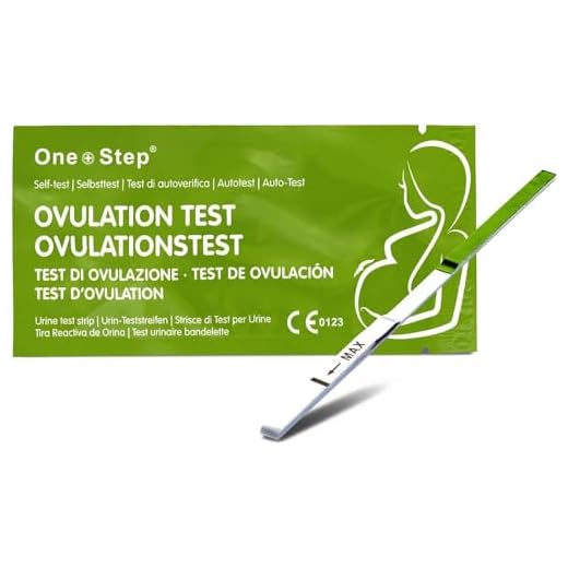 Pack de 10 tests d'ovulation One+Step avec une sensibilité optimale de 20 miu/ml - test de fertilité pour femmes - tests d'ovulation pour l'ovulation