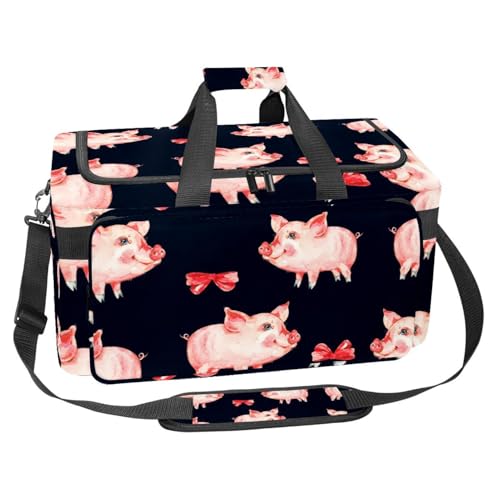 Sac d'entraînement 25x48x26cm multicolore motif animaux et fleurs sauvages