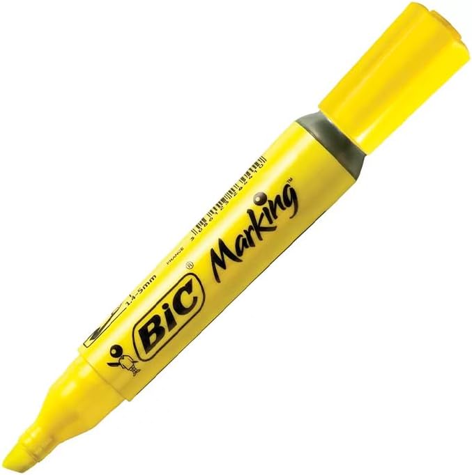BIC, Marca Texto, Marking, Amarelo Fluorescente, 1 Unidade