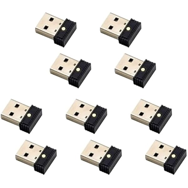 10 Jiggler Myszy USB, Niewykrywalny Automatyczny Komputer Myszy Mover Jiggler, Utrzymuje Komputer w Stanie AktywnośCi, Symuluje Ruch Myszy