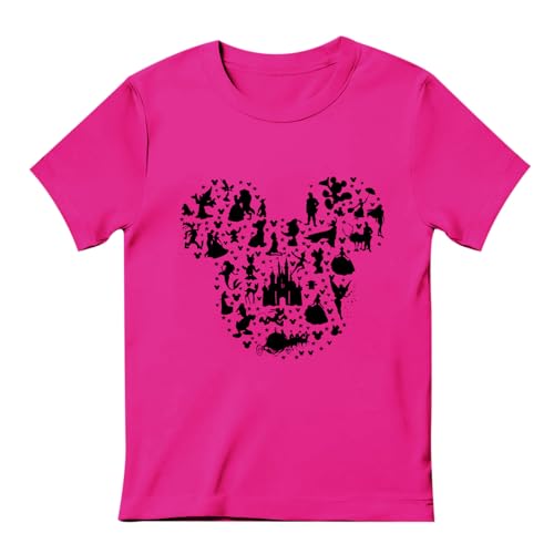 Image of Magic Kingdom Shirts for Girls Magical Castle Fairy Graphic Cute T Shirt Kids Holiday Family Vacation Trip Tee Tops